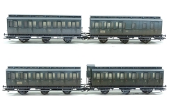 Märklin 42048 - H0 - 4-tlg. Set Abteilwagen verschneit, DB